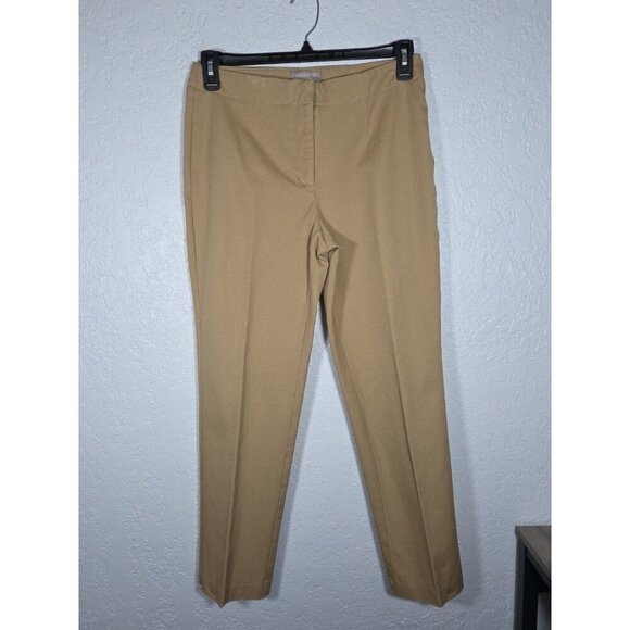 Chico’s Fabulously Slimming Khaki Ankle Short Pants Size 0.5 US 6 - Picture 1 of 5